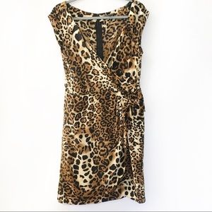 Nanette Lepore Silk Leopard Print Dress